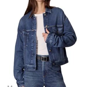 rag & bone Miramar Fleece Terry Trucker jacket, large